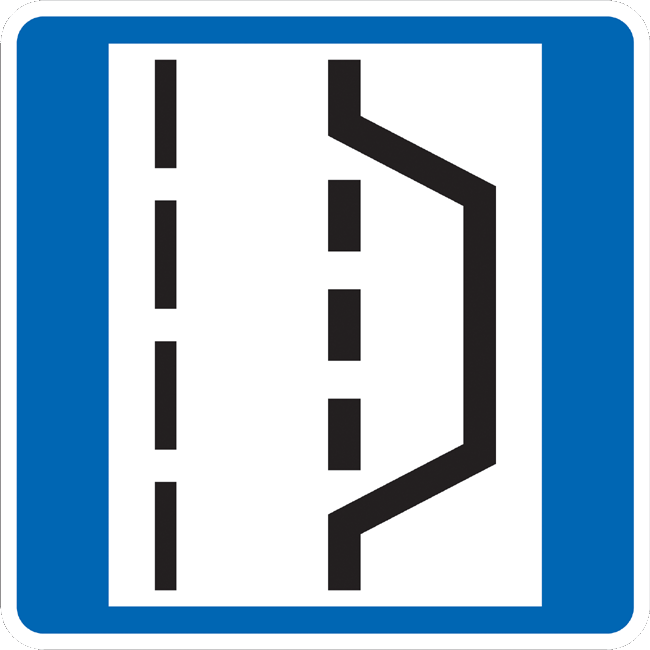 Verkehrszeichen Richtzeichen Pannenbucht