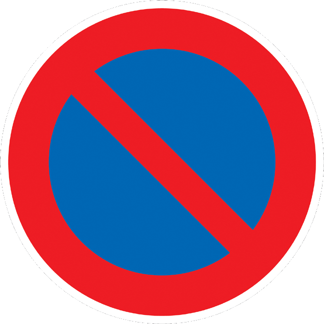 Verkehrszeichen Vorschriftzeichen Eingeschränktes Haltverbot Halteverbot
