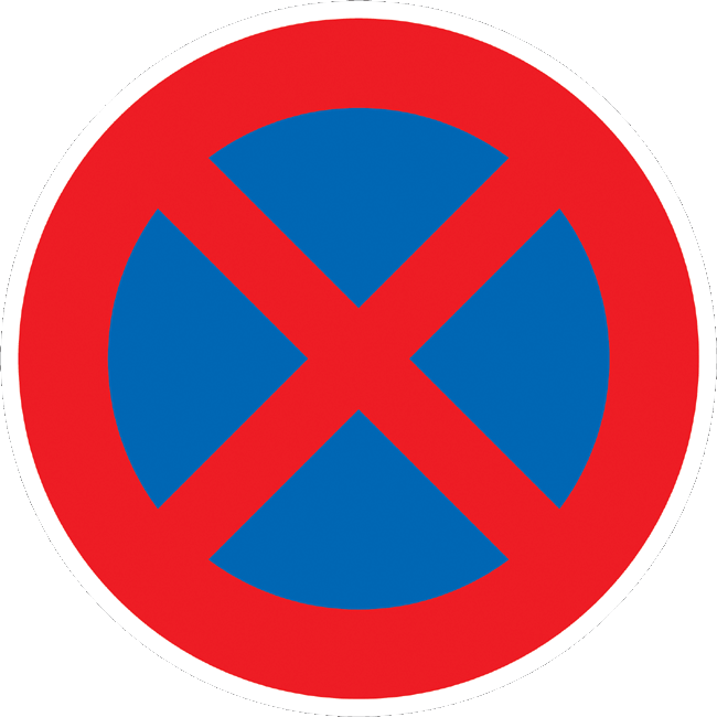 Verkehrszeichen Mit Kreuz