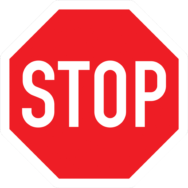Verkehrszeichen Vorschriftzeichen Stop Halt