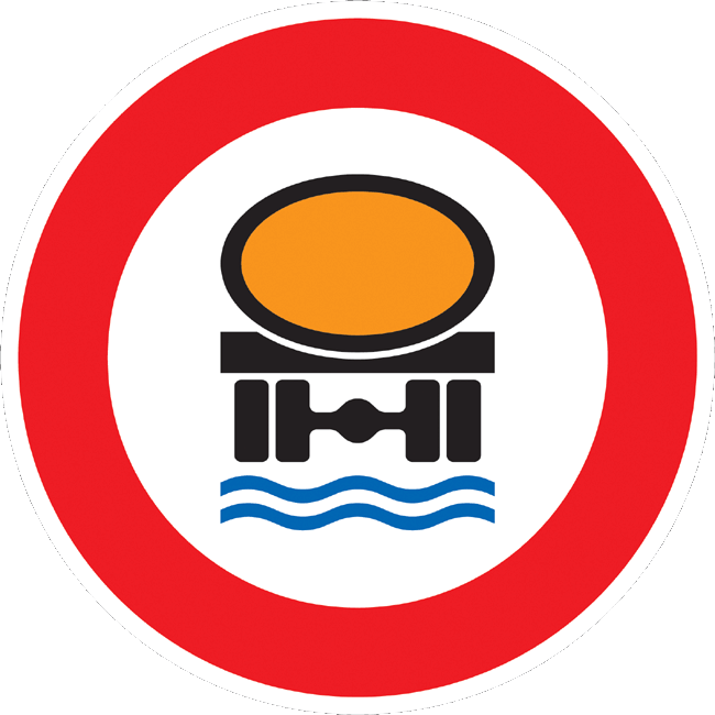 Verkehrszeichen Vorschriftzeichen Verbot für Fahrzeuge mit wassergefährdender Ladung